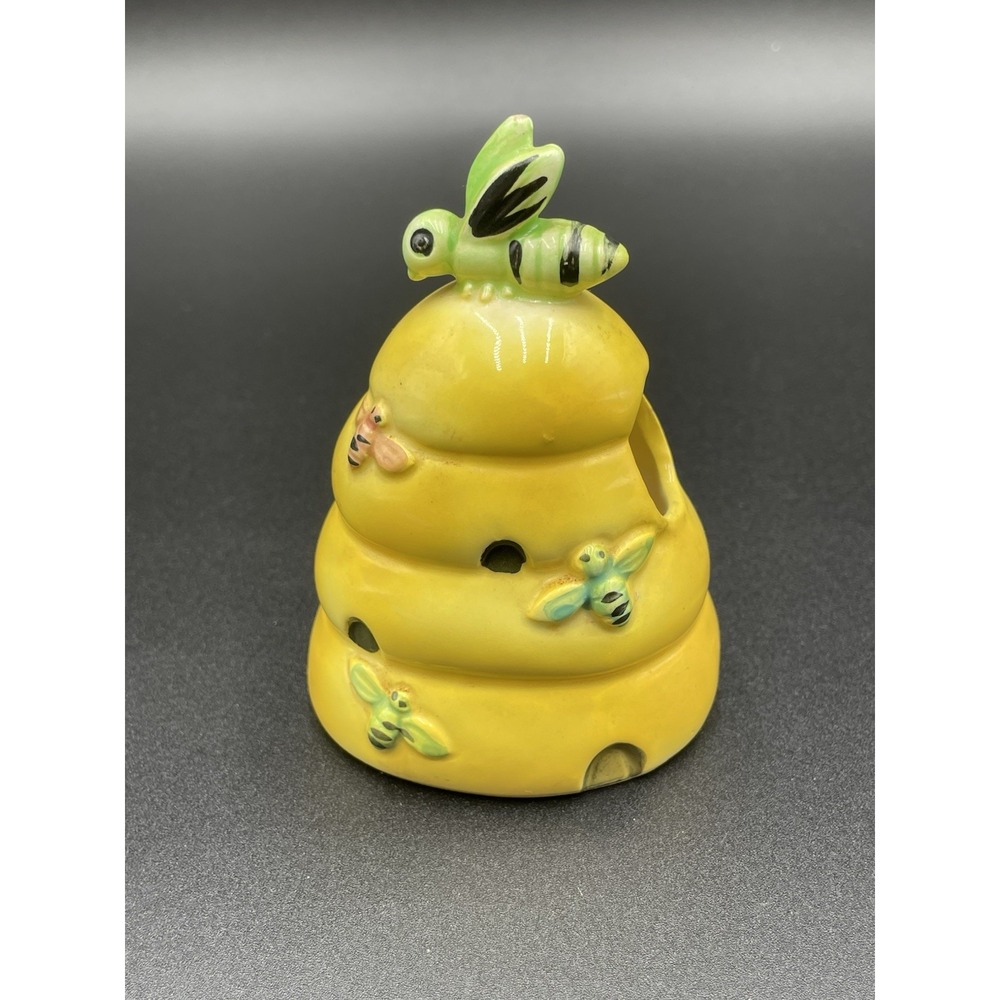 Vintage Lugenes‎ Beehive Bumblebee  Figurine Made In Japan
